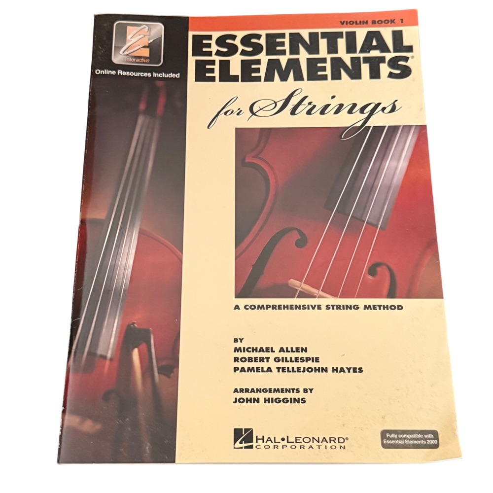 Hal Leonard Essential Elements for Strings Violin Book 1 Music Method